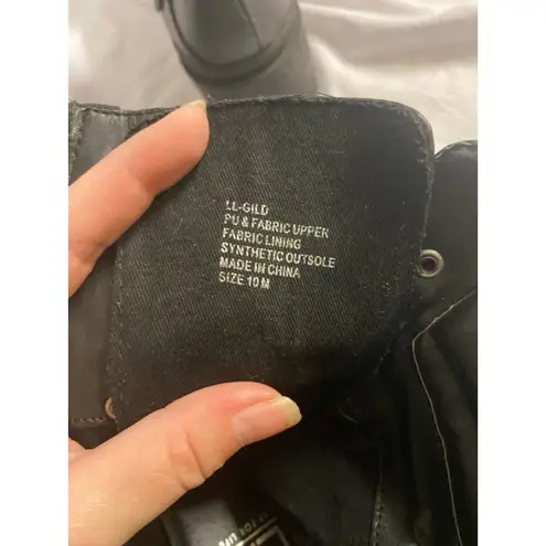 Grunge Combat Moto Boots Lust For Life LL