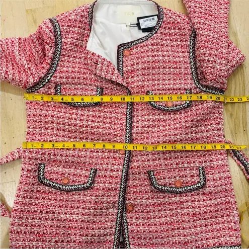 Maje Venetia Two Tone Tweed Pink Rose Rouge
Belted blazer NEW