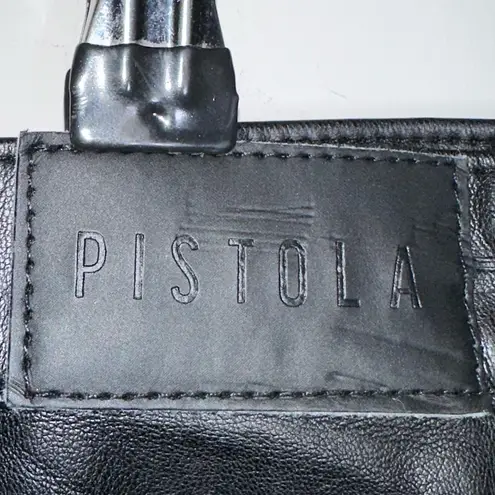 Pistola NWOT Lennon Vegan Leather Cropped Bootcut High-Rise Pant - 32 (see desc)