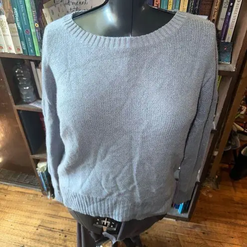 360 Cashmere  gray boat neck m pullover S sweater