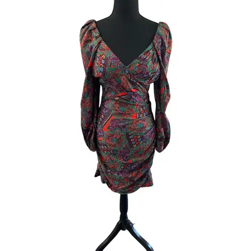 Veronica Beard NWT! Bellino Printed Silk-Blend Jacquard Dress - Size 4