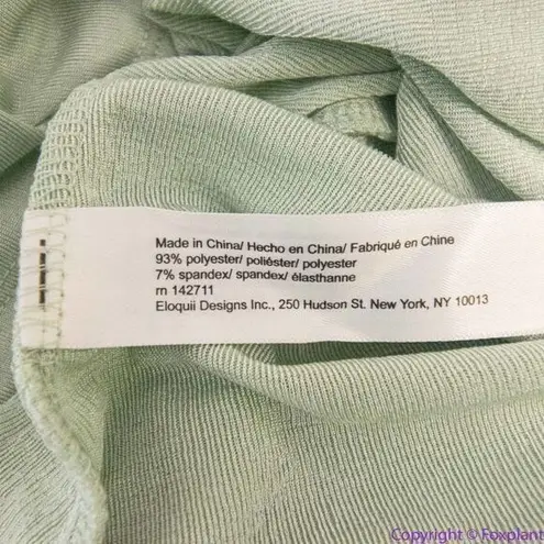 Eloquii NEW light green long sleeve knit top, faux two-pieces, 18/20