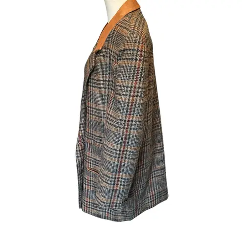 International Scene Double Breasted Tweed Jacket Size 9/10 Brown