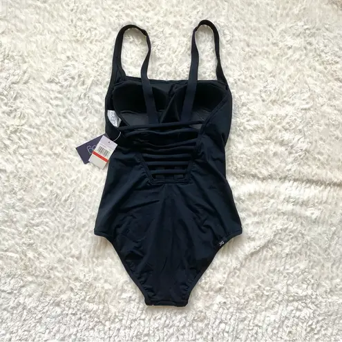 Jag jeans Black One Piece Swimsuit with Geometric Back