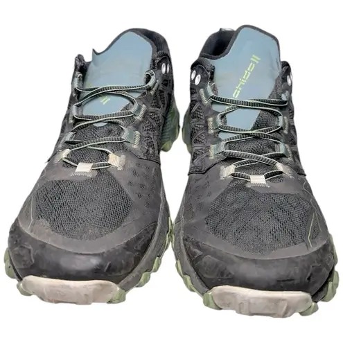 La Sportiva Women’s Size 7 Carbon Gray Mist Green Bushido II GTX Hiking Shoes