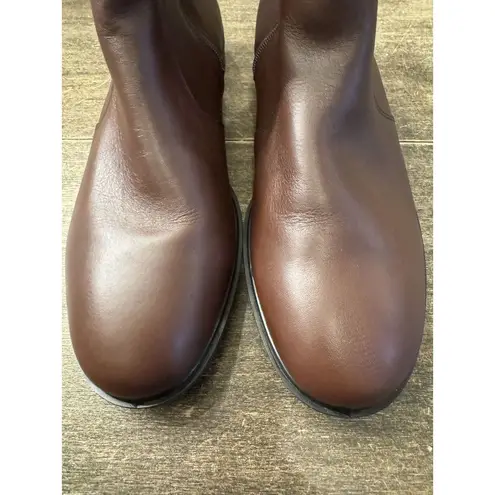 Ecco Women's Touch 15 Buckle Hydromax Ankle Boot Mink Full Grain Leather 9.5