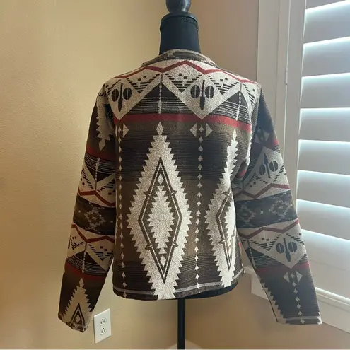 Shyanne Open Drape Blanket Jacket Size XL Cowboy Rodeo Horse Wool Cardig…