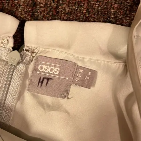 ASOS  mint off the shoulder dress 2