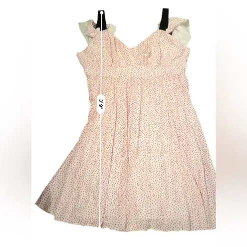 Eloquii RTR White & Red Valentine's Day Heart Print Off Shoulder Midi Dress 20