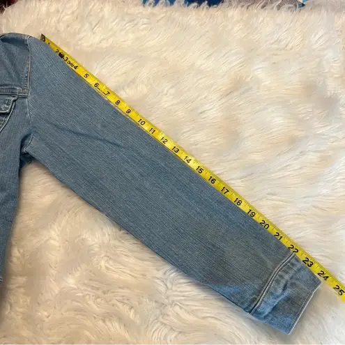 STO Susquehanna Trail Outfitters Denim Jean Jacket Size Medium Decorative Snaps