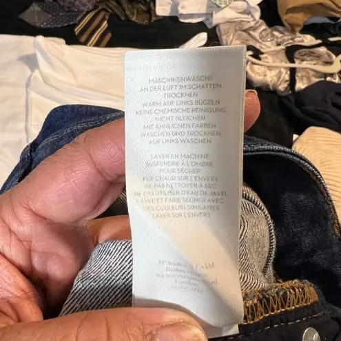 Boden USA Boden Womens 27 Skinny High Rise Dark Blue Denim Jeans Classic Stretch Casual