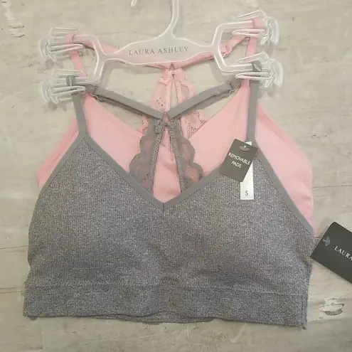 Laura Ashley ππ Ribbed Bralette Set (2 Pk) S NWT