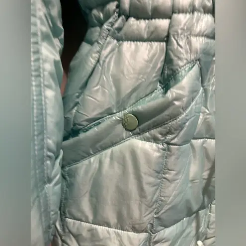 NWT Free People Movement Patricia Packable Puffer In Misty Green Blue