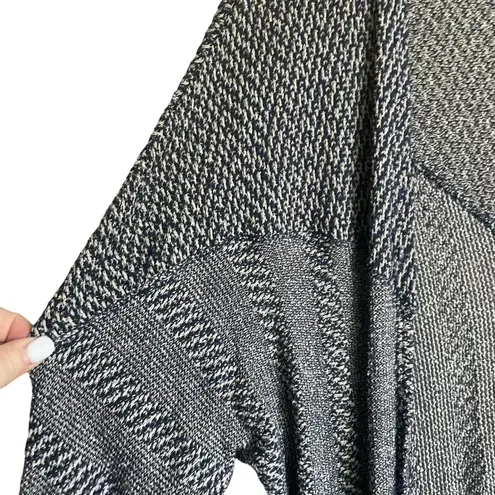 Earthbound Trading Co Women Open Front Cardigan Long Line Lightweight L Navy Blue Size L