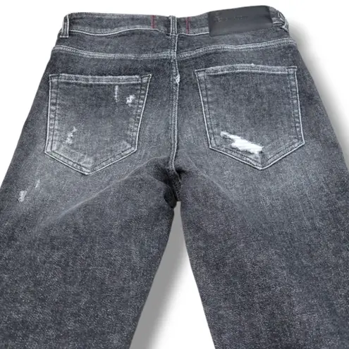 Doteks Design Room Jeans Size 2 26"x29" Women's Skinny Jeans Stretch Distressed Destroyed