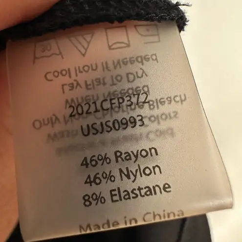 Universal Standard Black Button Front Wide Leg Jumpsuit Coveralls Size XS 10-12 - Image 9