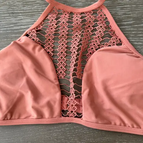 Gianni Bini  Swimsuit Bikini Halter‎ Top Size Large