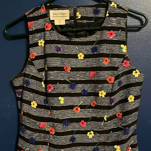 Leslie Fay Vintage Fay’s Closet Floral Print Dress