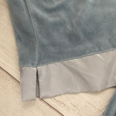 Sarah spencer intimates women M velour luxury pajama set blue M