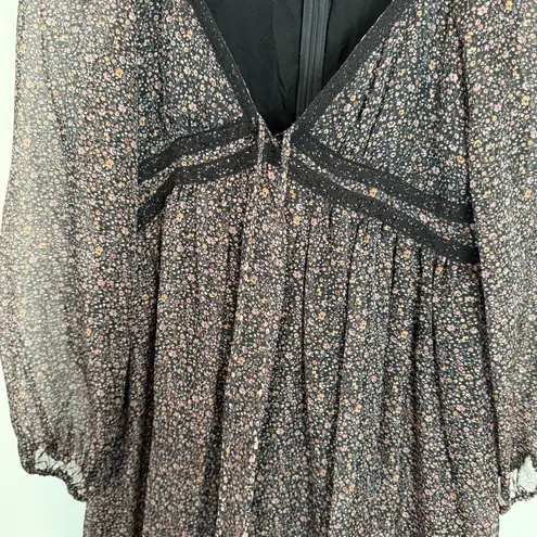 Saltwater Luxe merrell maxi dress in black size S