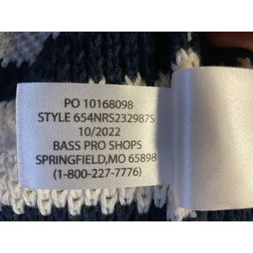 Natural Reflections 100% Cotton Fisherman's Sweater Johnny Collar Size L