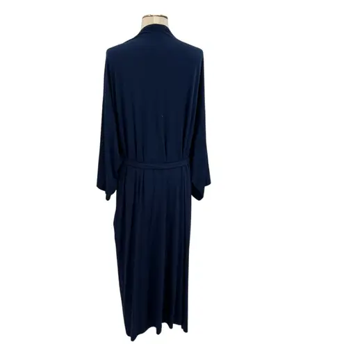 Storq Feel Good Delivery Robe Maternity Postpartum Indigo Navy Blue Size 6 / 2XL