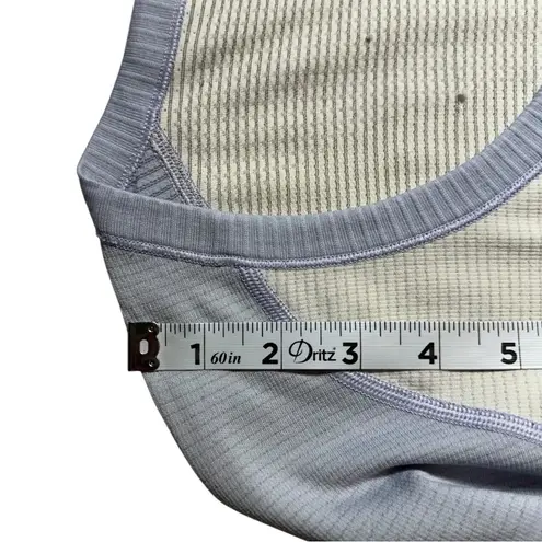 Lululemon  Swiftly Tech Long Sleeve Crew Ribbed Athletic Shirt Blue White 6 - Image 12