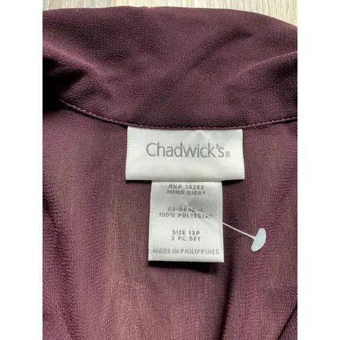 Vintage 90s Sheer Slinky Burgundy Blouse 12 Silky Model Off Duty Fairy Grunge Red