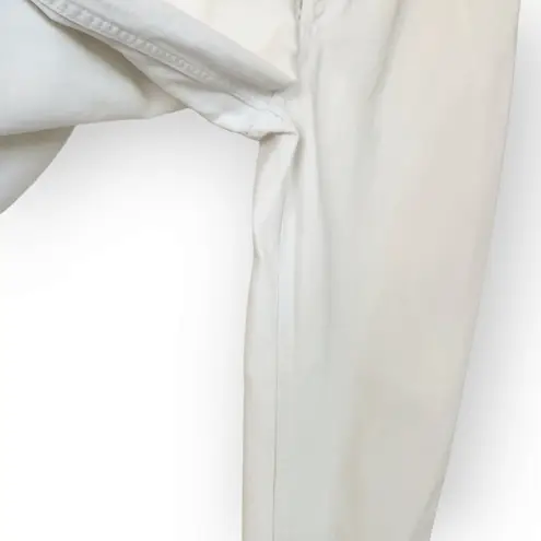 American Vintage Vintage Talbots White High Rise Pleated Taper Leg Jeans 28