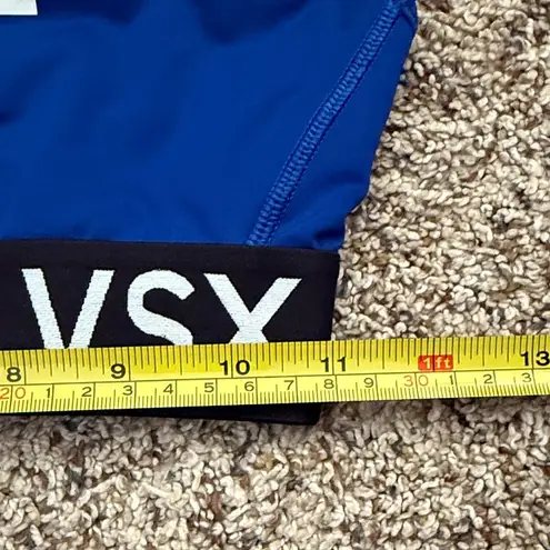VSX Sport Blue Main Event Racerback Sports Bra Medium Support Womens Size Small