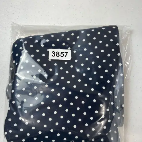 Ralph Lauren  Capri Legging Sz Small Navy/White Polka Dot High Rise Crop