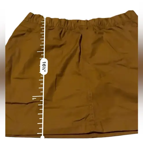 prAna Double Peak Skort in Antique Bronze Sz 8 NEW Activewear Hiking Adventure