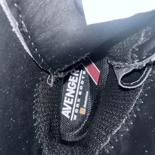 NEW Avenger Black Fortune Patent Leather Work Boots Size 6.5 US $120