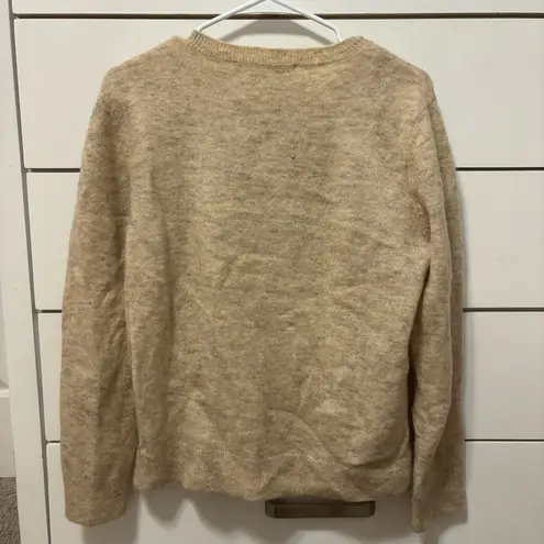 & Other Stories & Other Stories Mohair & Wool Blend Tan Sweater