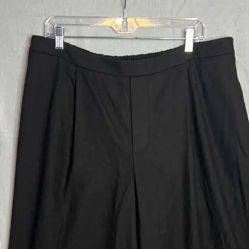 Vince  Black Wide Leg Trousers Pant Plus Size 1X Wool Blend Pleated Pull On - Image 4