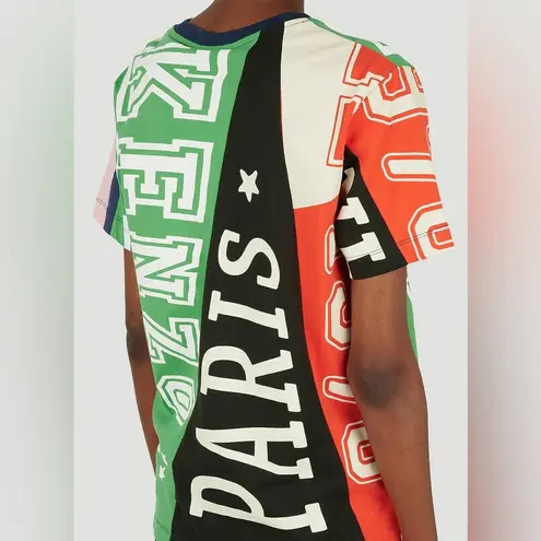 KENZO Flag Print Oversize Cotton T