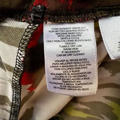 Kasper womens size 3X floral pull on maxi skirt elastic waist 