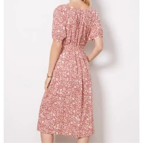 Faherty Carmel Dress In Tandoori Spice Sunrise Floral