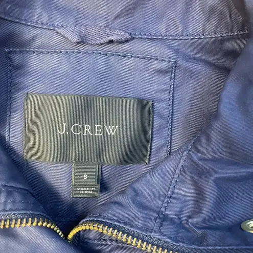 J.Crew Navy Blue Downtown Field Utility Jacket Size S