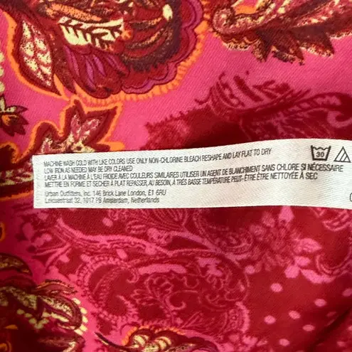 Free People  Intimately Goddess Sleep Shirt M Fruit Punch Combo Satin Oversized