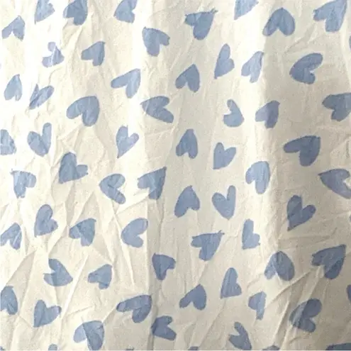 Frank & Eileen Barry Button Down Top Signature Crinkle Hearts Women’s Size Large - Image 8