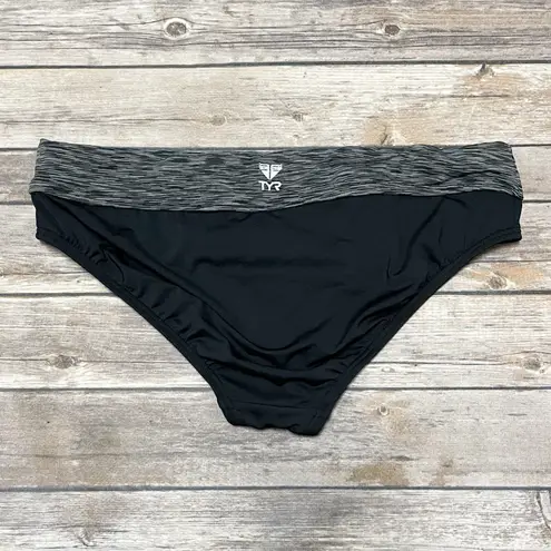 EUC TYR Arvada Riva Classic Bikini Bottoms Striped Black Size L