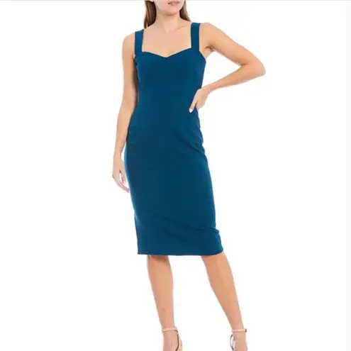 Dress the Population Elle Sheath Dress In Pine Size Xl NWT Reg $168.