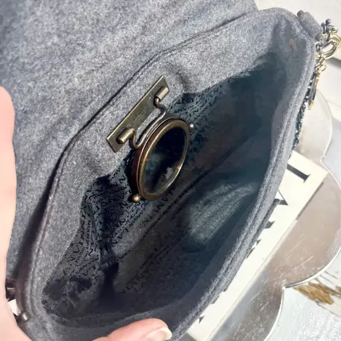 Lanvin Wool & Crystal Evening Bag