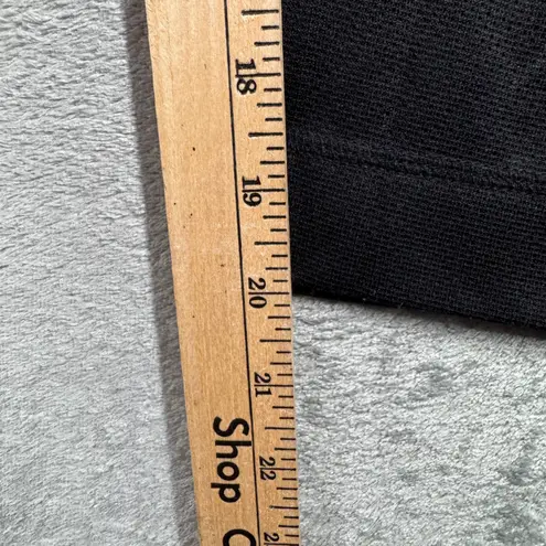 LL Bean Pants Womens Black Pull On Crop Medium Casual Comfort Layering Neutral