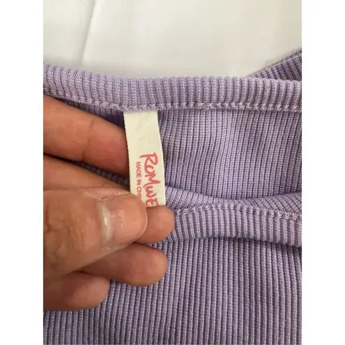 Romwe Purple tank top