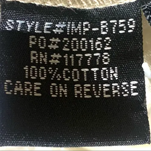 Lovestitch Shirt Button Up Embroidered Long Sleeve Wrinkled Effect