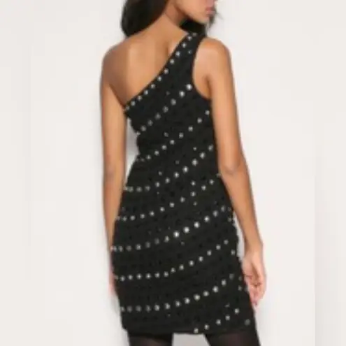Warehouse Ladies Black Studded Beaded One
