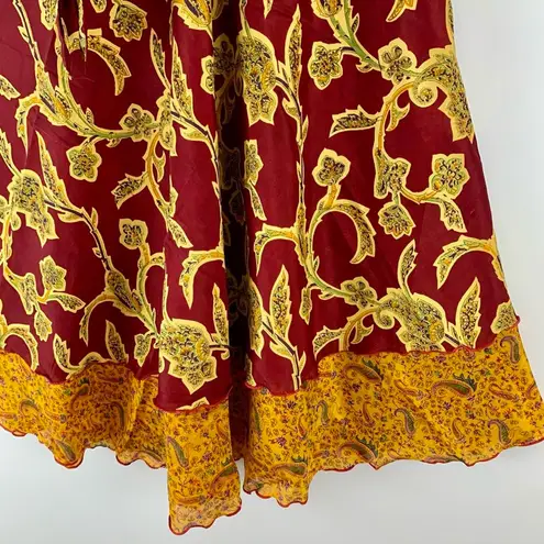 Boutique Reversible Maxi Wrap Skirt BINS402