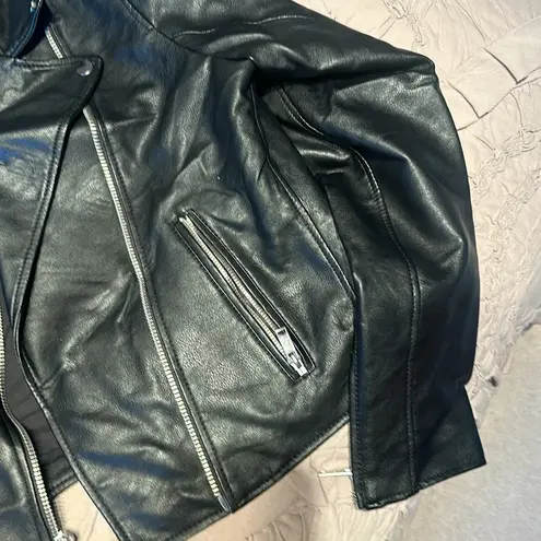 Abercrombie & Fitch  leather jacket large